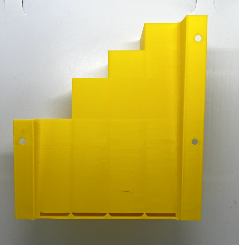 Yellow Cable Tie Holder Zip Tie Storage Rack Wall Mount Organiser Container UK