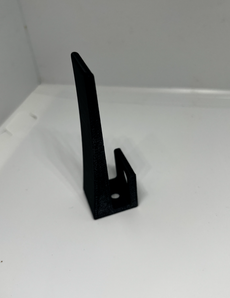 Wall Mounted Cap / Hat Display Stand mount black but any colour available