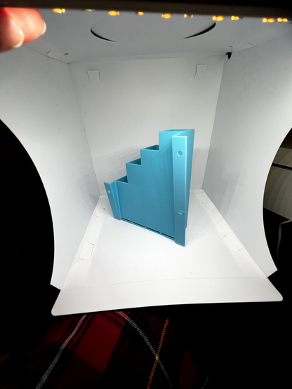 XL Extra Large Makita Light Blue Cable Tie Holder Zip Storage Rack Wall Mount