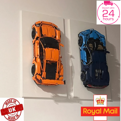 Wall mount bracket for LEGO 42083 Technic Bugatti Chiron BLACK