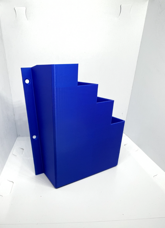 XL Extra Large Blue Cable Tie Holder Zip Tie Storage Rack Wall Mount Organiser