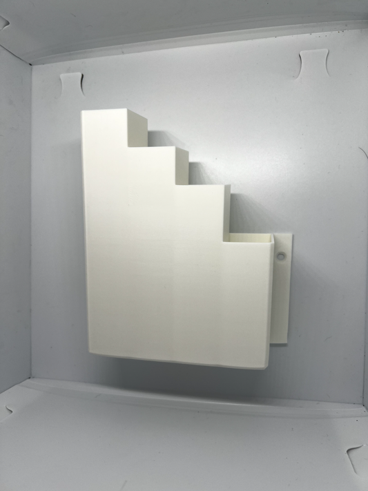 XL Extra Large White Cable Tie Holder Zip Tie Storage Rack Wall Mount Organiser