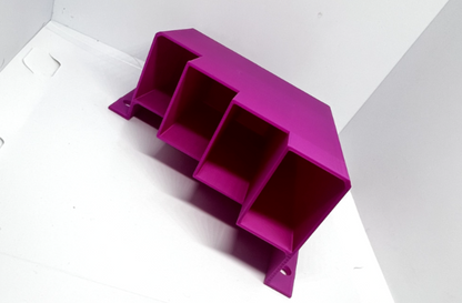 XL Extra Large Hot Pink Cable Tie Holder Zip Storage Rack Wall Mount Organiser