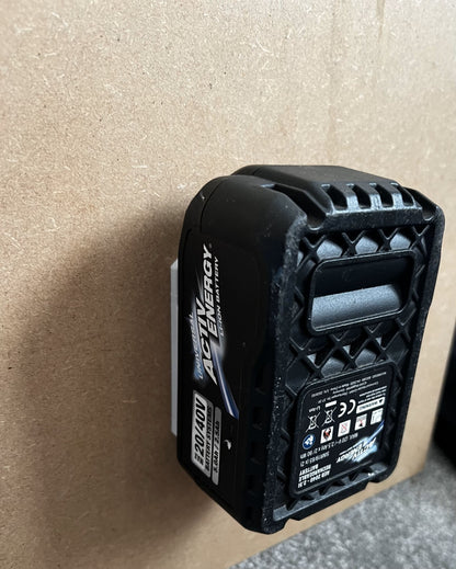 Aldi Activ Energy 20V & 40v Wall Tool Drill Battery Mount Holder bracket dock