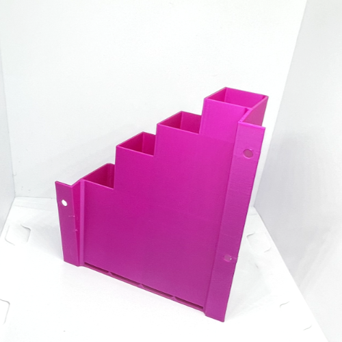 Hot Pink Cable Tie Holder Zip Tie Storage Rack Wall Mount Organiser Container
