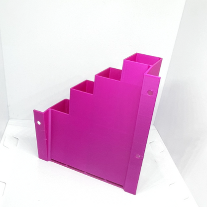 Hot Pink Cable Tie Holder Zip Tie Storage Rack Wall Mount Organiser Container