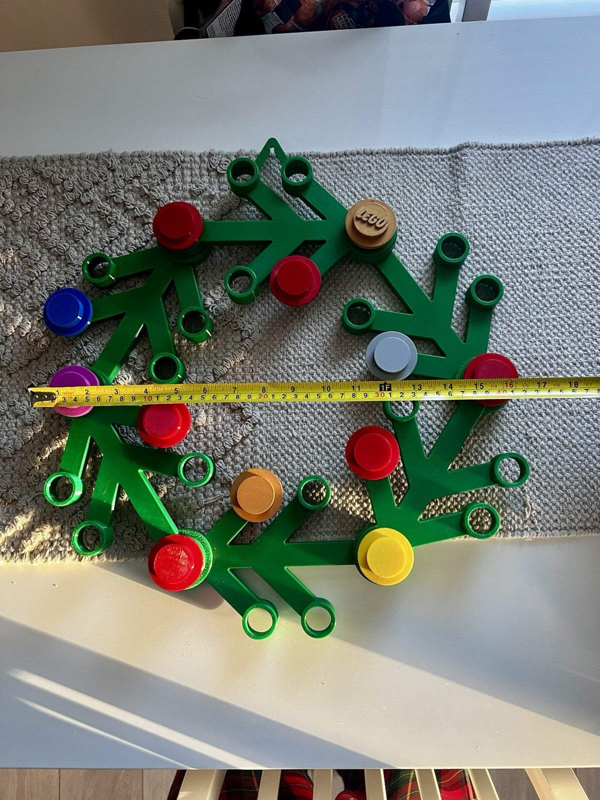 Lego Inspired Front Door Christmas Wreath Decoration Any Colour 17in Diameter