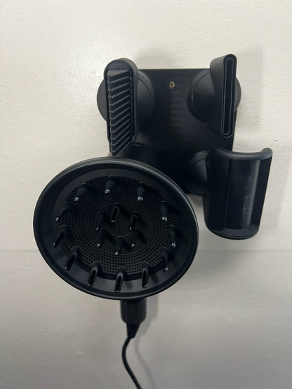 Wall Mount Bracket Stand Holder for Dyson Supersonic Hair Dryer Black