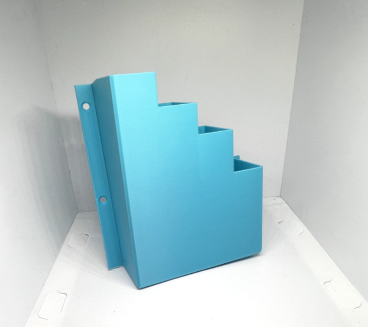 Cable Tie Holder Zip Tie Storage Rack Wall Mount Organiser Container Makita blue