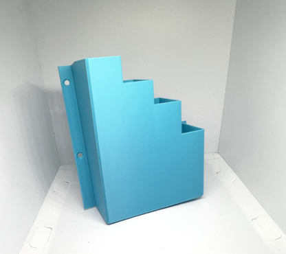 Cable Tie Holder Zip Tie Storage Rack Wall Mount Organiser Container Makita blue