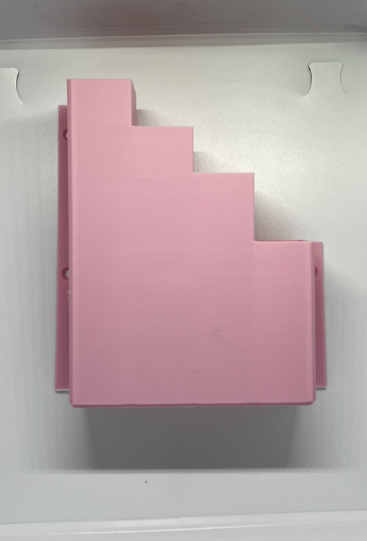 XL Extra Large Pink Cable Tie Holder Zip Tie Storage Rack Wall Mount Organiser