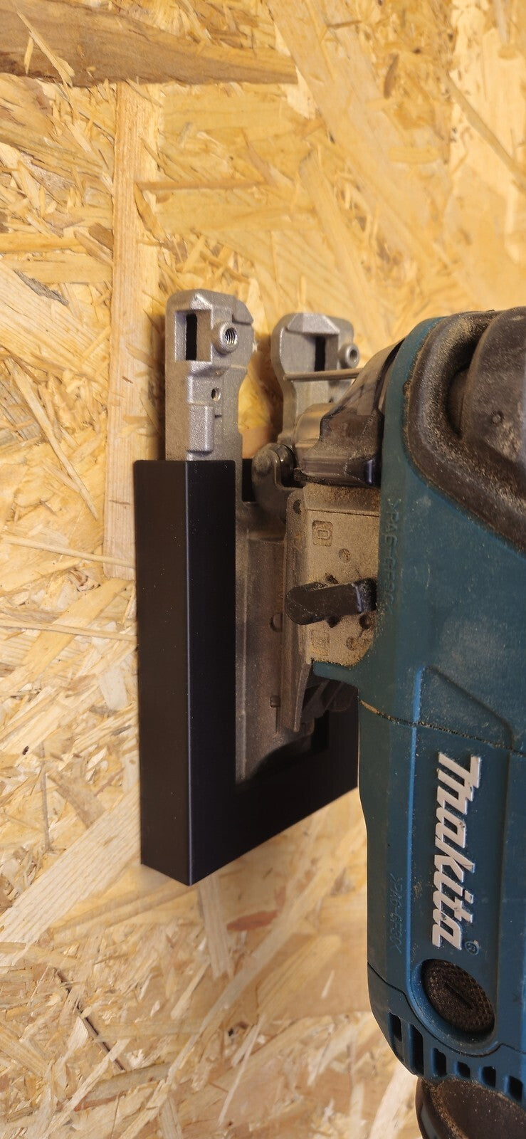 Wall mount bracket organiser for Makita DJV180Z 18v LXT Cordless Jigsaw