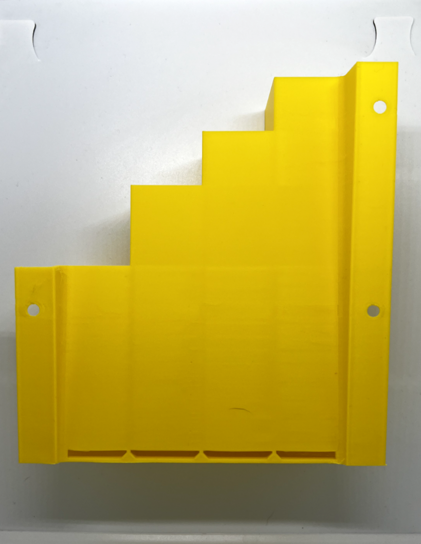 XL Extra Large Yellow Cable Tie Holder Zip Tie Storage Rack Wall Mount Organiser