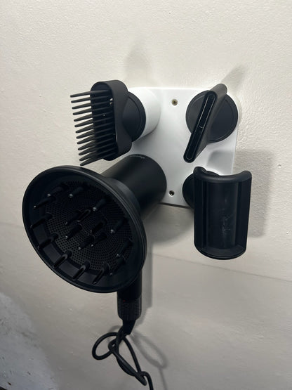 Wall Mount Bracket Stand Holder for Dyson Supersonic Hair Dryer White