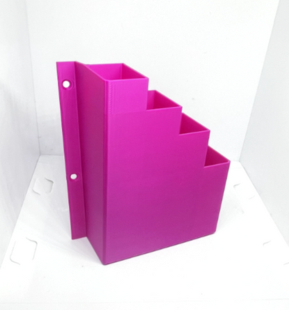XL Extra Large Hot Pink Cable Tie Holder Zip Storage Rack Wall Mount Organiser