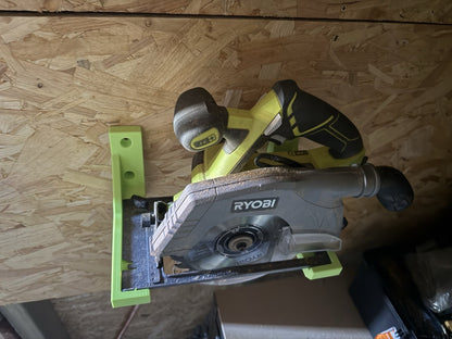 Ryobi R18CS-0 OnePlus Cordless circular saw mounting bracket wall holder mount