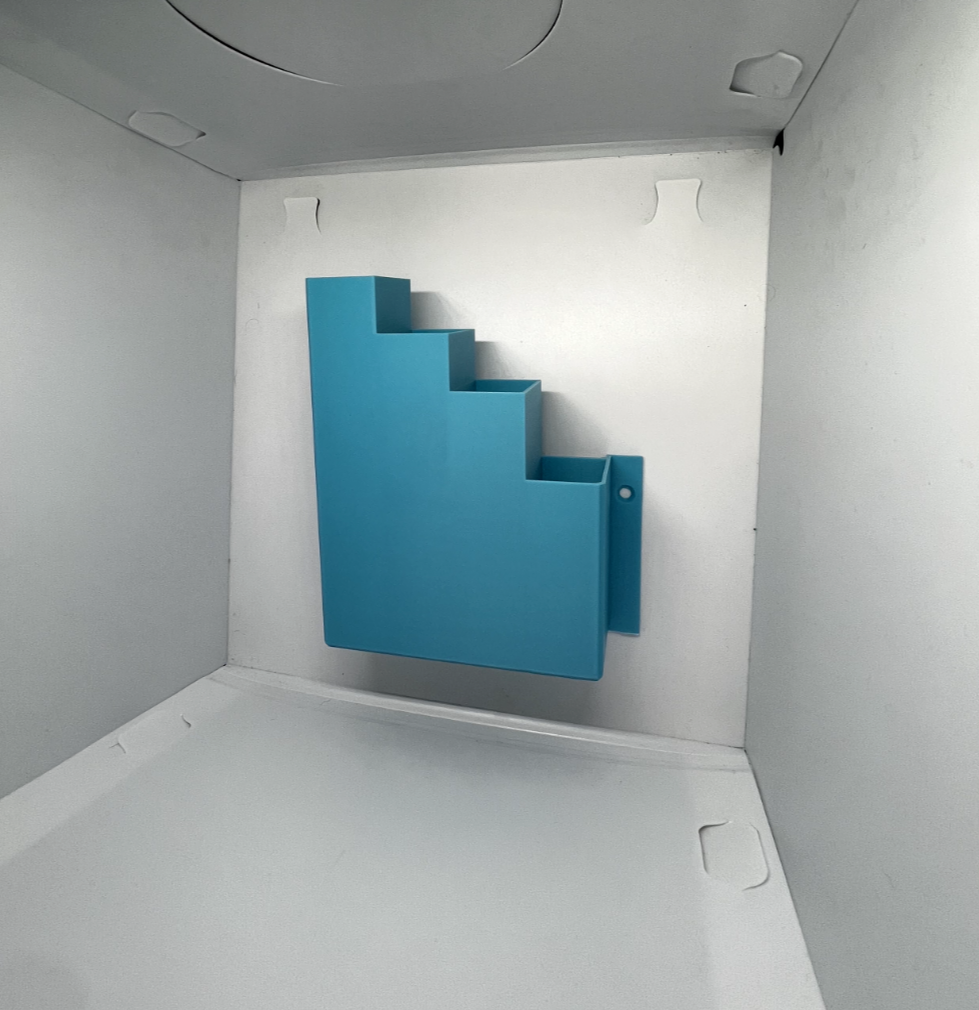 Cable Tie Holder Zip Tie Storage Rack Wall Mount Organiser Container Makita blue