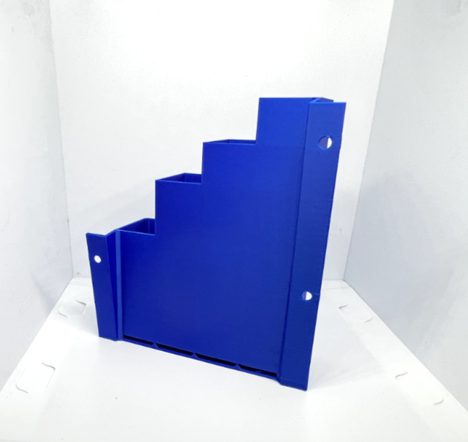 XL Extra Large Blue Cable Tie Holder Zip Tie Storage Rack Wall Mount Organiser