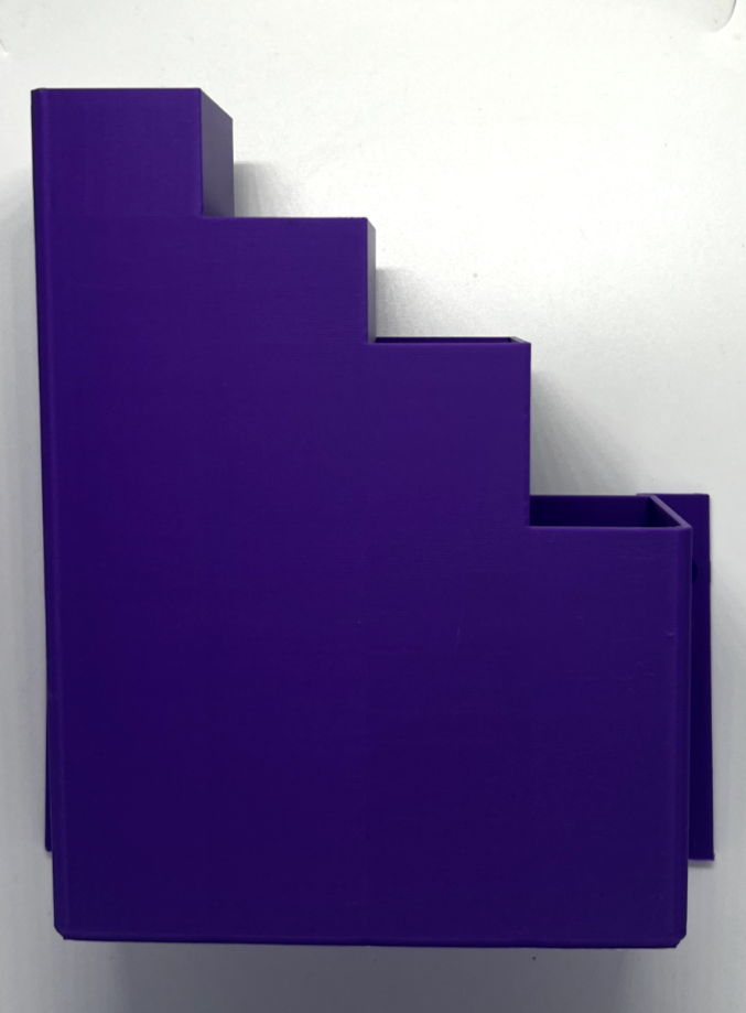 Purple Cable Tie Holder Zip Tie Storage Rack Wall Mount Organiser Container UK