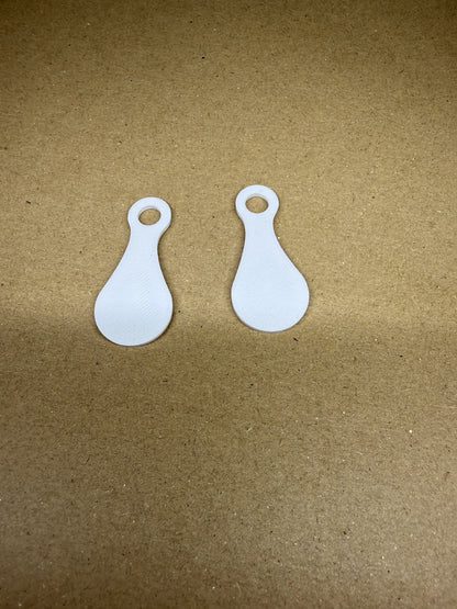 2 Police Custodian Helmet Hat Bobby Shopping Kart Trolley Token Keyring Tag Coin