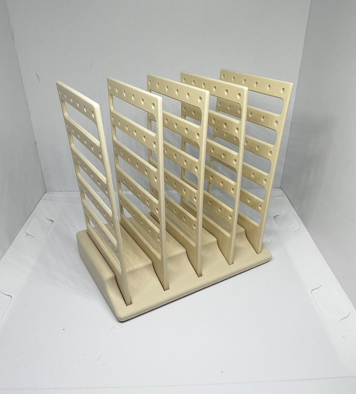 Cream earring display Show Stand Organiser 75 Pairs Any Colour Available