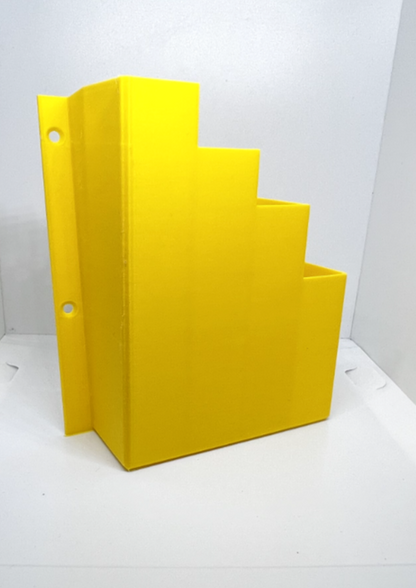 Yellow Cable Tie Holder Zip Tie Storage Rack Wall Mount Organiser Container UK