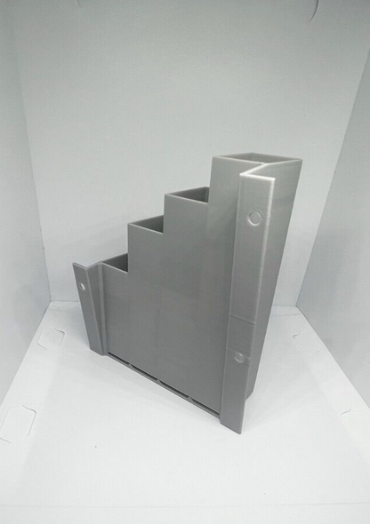 Grey Cable Tie Holder Zip Tie Storage Rack Wall Mount Organiser Container UK