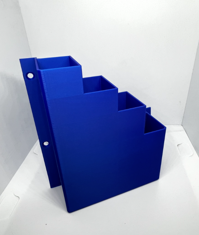 XL Extra Large Blue Cable Tie Holder Zip Tie Storage Rack Wall Mount Organiser