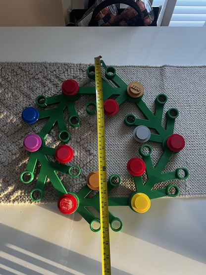 Lego Inspired Front Door Christmas Wreath Decoration Any Colour 17in Diameter