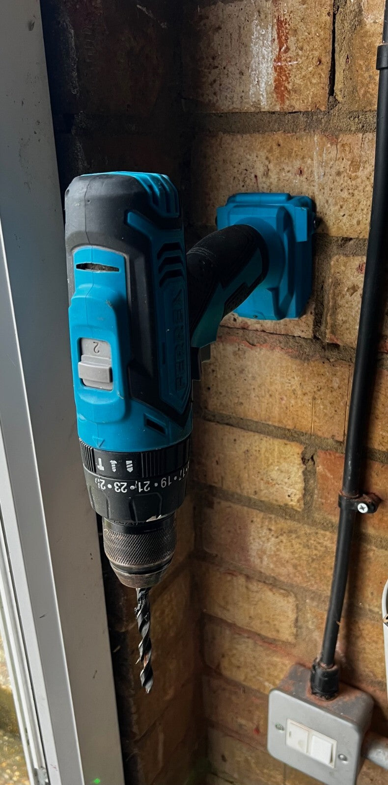 Aldi Activ Energy 20V & 40v Wall Tool Drill Battery Mount Holder bracket dock