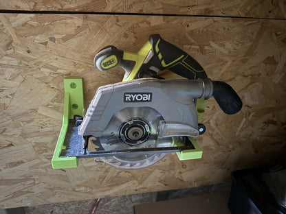 Ryobi R18CS-0 OnePlus Cordless circular saw mounting bracket wall holder mount