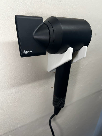 Wall Mount Bracket Stand Holder for Dyson Supersonic Hair Dryer White