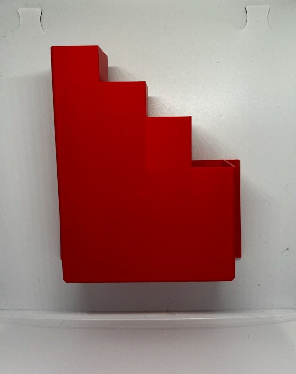 Red Cable Tie Holder Zip Tie Storage Rack Wall Mount Organiser Container UK